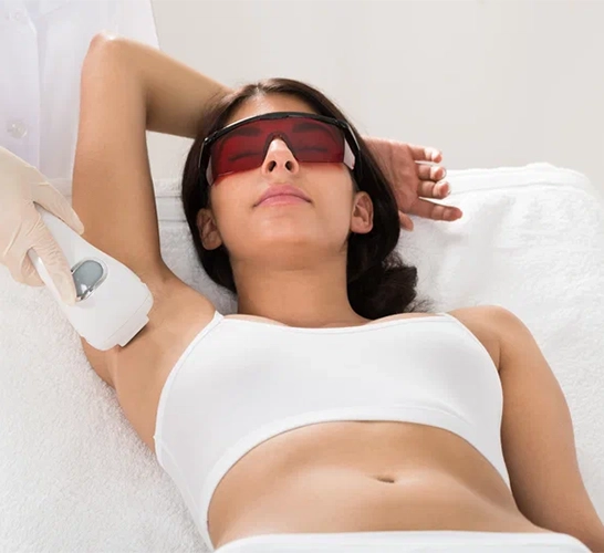Gentle laser hair removal treatment for smooth skin & long-lasting hair reduction without irritation